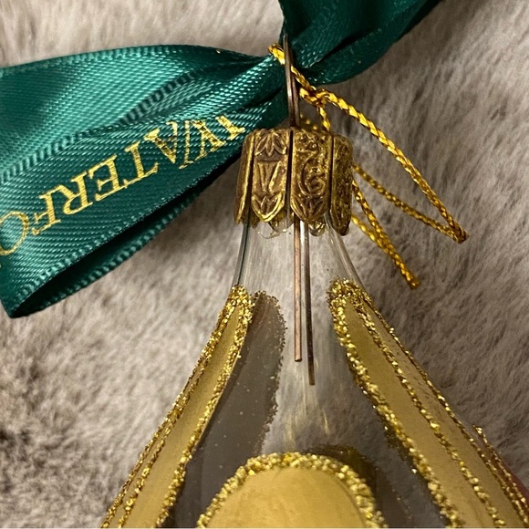 New Vintage Waterford Holiday Heirloom Colleen Egg Blown Glass Ornament w/ Box - Picture 8 of 15